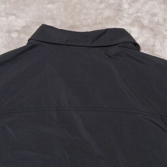 Columbia Dark Gray Causal Button Down Short Sleeve Shirt Mens Size XXL - Picture 8 of 15